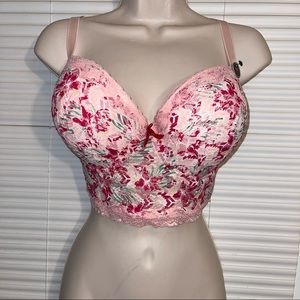 Body Frosting Floral & Lace Bra